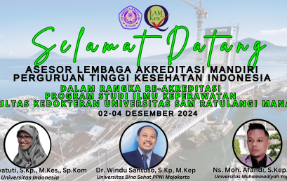 Pelaksanaan Re-Akreditasi Program Studi Ilmu Keperawatan FK UNSRAT 2024