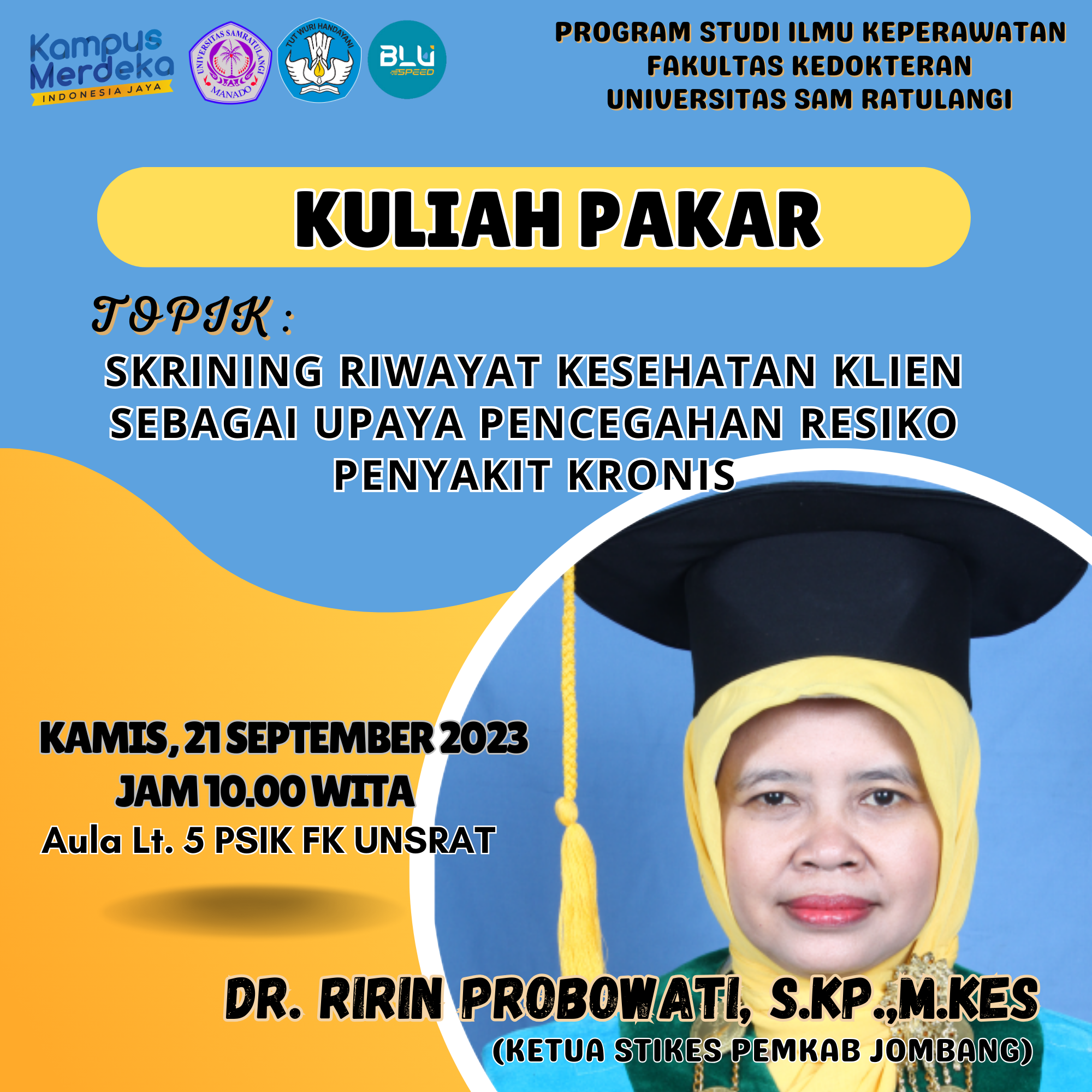 KULIAH PAKAR : Skrining riwayat kesehatan klien sebagai upaya pencegahan resiko penyakit kronis KULIAH PAKAR : Skrining riwayat kesehatan klien sebagai upaya pencegahan resiko penyakit kronis
